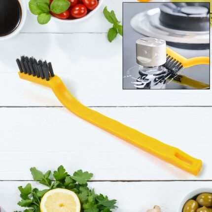 Mini Wire Brush Durable Nylon Bristles for Cleaning, Scrubbing, and Detailing Small Surfaces (1 Pc)