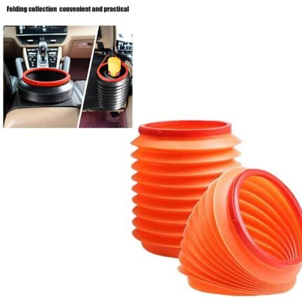 Foldable Storage Bucket Versatile Water Container and Dustbin, Space-Saving Design for Home, Car, and Kitchen Use, for Organizing and Convenience